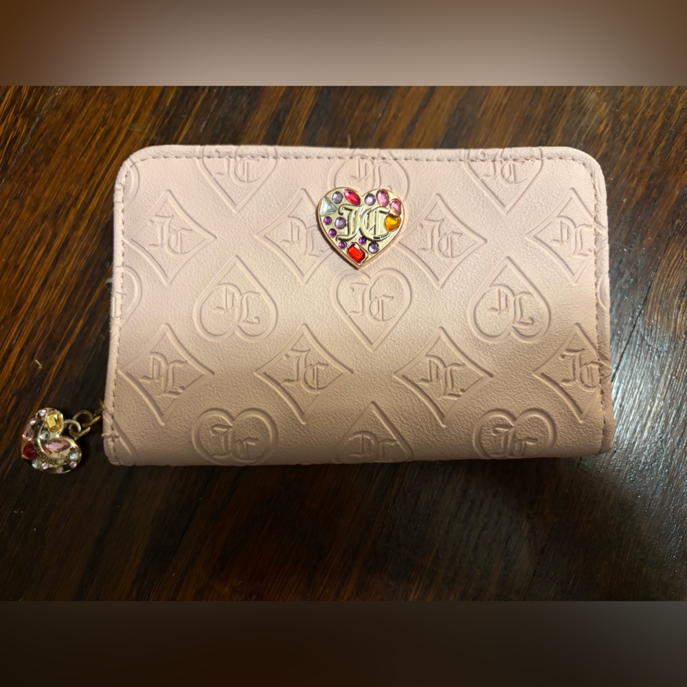 Juicy Couture Blush Embossed Wallet